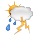 thunder,shower icon