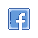 facebook logo, label, logo, website svg vector icon