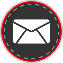 email, media, online, social svg vector icon