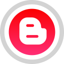 blogger, logo, media, social svg vector icon