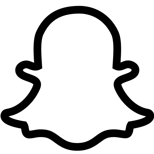 Snapchat Ghost svg vector icon