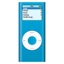 ipod,nano,blue icon