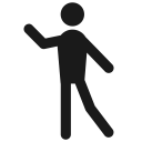 behaviour, dance, fun, human, joy, refresh, rockon svg vector icon
