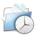 folder,clock,alarm,time,history,alarm clock icon