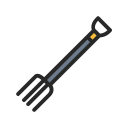 agriculture, farm, garden, gardening, pitchfork, tool, tools svg vector icon