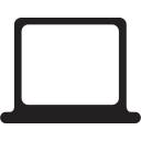 computer, laptop, monitor, pc, screen svg vector icon