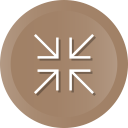 arrow, minimize, reduce, reduction, screen, ui, zoom svg vector icon