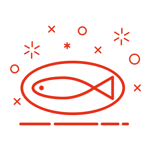 Fish svg vector icon