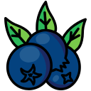 berries, berry, blue berries, cranberries, food, fruit svg vector icon