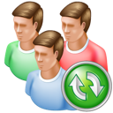 group, refresh icon