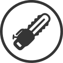 building, chainsaw, construction, diy, tool svg vector icon