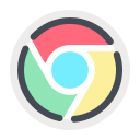 browser, chrome, media, network, social, web svg vector icon