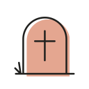 dead, grave, halloween, scary, sweet, tomb, tombstone svg vector icon