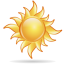 bright, sun, weather icon