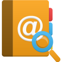 addressbook,search icon