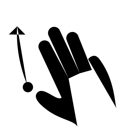 Gesture 2f Drag Up Down svg vector icon