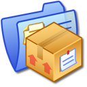 folder,blue,stuff icon