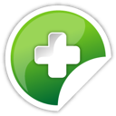 add, green icon
