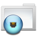 folder,network icon