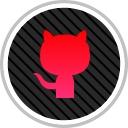 github, media, online, social svg vector icon