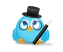 bird, magician, twitter icon