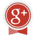 google, ribbon, social icon