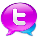 large, logo, twitter icon