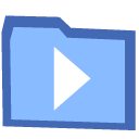 folder,movie,film,video icon