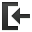 in, log out, login, sign, sign out icon