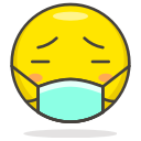 face, mask, medical, with svg vector icon