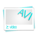 avi,file,video,paper,document icon
