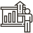accounting, analysis, chart, finance, graph, report svg vector icon