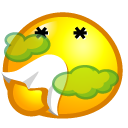 bad, ill, sick, smelly icon