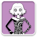 chic,girl,framed,child,kid,people,person,human,profile,account,user icon