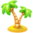 beach, leisure, palm, travel, vacation icon