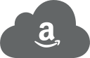 amazon, cloud, sell, shop, shopping svg vector icon