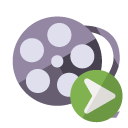 film,reel,right icon