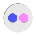 flickr svg vector icon