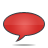 bubble, red, speech icon