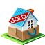 house, sold icon