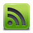 feed, green, rss icon