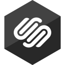 gloss, hexagon, media, social, squarespace svg vector icon