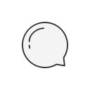 comment, instagram, message, notification svg vector icon