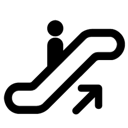 escalator,escalator up,up,ascend,rise,ascending,upload,increase icon
