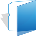 blue, folder icon