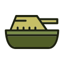 army, bomb, grenade, military, navy, tank, weapon svg vector icon