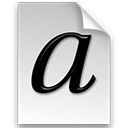 font,type icon
