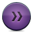 button, fastforward, violet icon