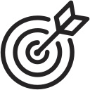 dartboard, goal, search, seo, target svg vector icon