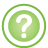 basic, frame, green, question icon